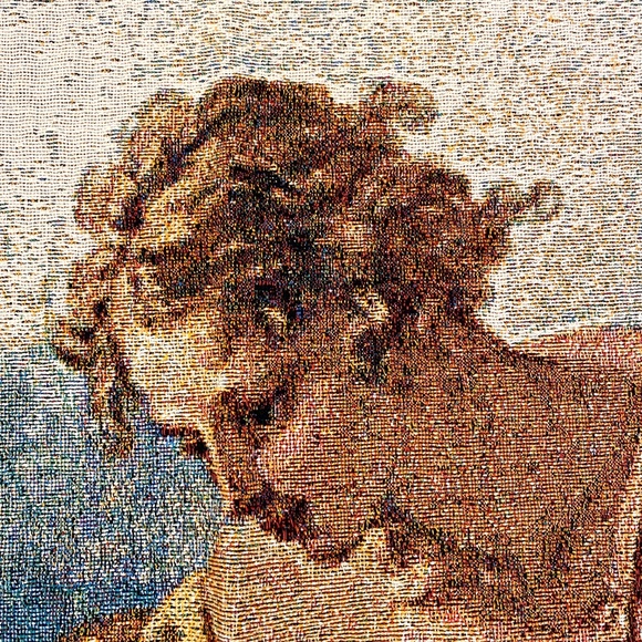 Custom woven 'Daphnis & Chloe' Boucher throw - Picture 6 of 8